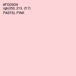#FDD5D9 - Pastel Pink Color Image